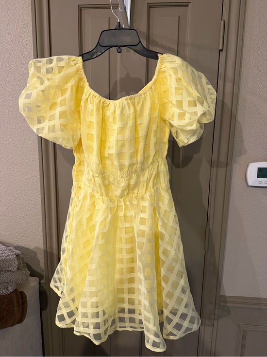 PrettyGarden Dresses & Skirts - Yellow Women’s Mini Gingham Dress